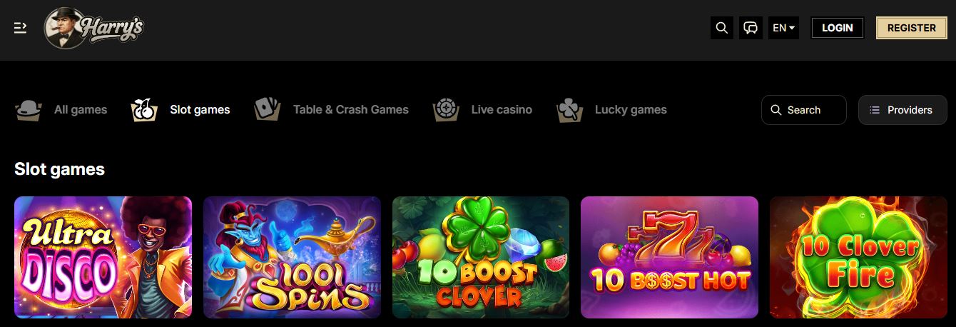 Search for your favourite slot games to spin